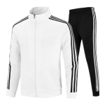 Unisex Vabaaja Spordidress: Meeste dressip&uuml;ksid ja naiste trendikad retuusid, kolmeosaline komplekt 5XL white