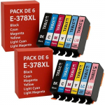 12 tk &uuml;hilduvat kassetti EPSON 378 XL Expression Photo XP-8500, 8505, 8600, 8605, 8606, 8700, & XP-8500 Small-in-One
