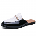Suvine Luksuslik Nahast Mules Meeste Mokassiinid Sussid Meestele Valged Pehmed Poolkingad Meestele Vabaaja Kingad Slip-on Lamedad Mules 38