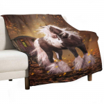 Mustlas Kuld - Mustlas Vanneri hobune Viske Tekk dekoratiivne Juuksed Pehme Suur Lahtine Tekid 30x40in