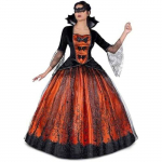 D&eacute;guisement - Reine d'Halloween - Adulte - Plusieurs tailles - Orange - Femme