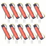 Shymie k&uuml;ljemarkerid, p&auml;evas&otilde;idutuled, Auto, LED, Veoauto, Tarvikud, Decotra, 24V, , Parkimine Universaalne, &Uuml;li&otilde;huke, Valgus, Komplekt 10 tk, Kollane kollane