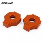 KTM Duke 390 2013 2014 2015 2016 Duke 125 200 jaoks aastaringsed mootorrattatarvikud tagaketi reguleerijad blokeerijad CNC oranž