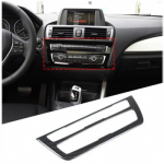 ABS Carbon Fiber Console Air condition Panel Cover Trim for BMW 1 2 Series 17-19