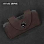 For VW Volkswagen GOLF 6 5 7 t5 Suede Car Sun Visor Glasses Clip Multifunctional Case Suede Glasses Storage Box Sunglasses Case pruun