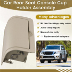 Car Rear Seat Console Cup Holder Assembly ert Cup Holder Cover 88741-1LK3D For Nissan Armada Infiniti QX56 QX80 Beige beež