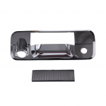 For Toyota Tundra 2004-2013 ABS Carbon fibre Car Rear Door Handle Cover Tailgate Grab Decoration Cover Stickers Car Accessories h&otilde;be