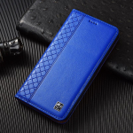 Napa Ehtne Nahast Klapp&uuml;mbris Samsung Galaxy S7 S8 S9 S10 S10E S20 S21 S22 S23 S24 S25 Plus FE Ultra Telefonikate S21 Plus&Genuine Leather sinine