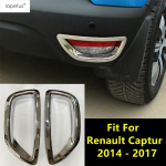 Tarvikud Renault Captur 2014 2015 2016 2017 jaoks ABS Kroomitud Tagumine Kaitseraud Tagumine Udutulede Valgusti Liist Dekoratiivkate Viimistlus V&auml;lispind