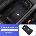 -Auto k&auml;etoe hoiukarp Keskkonsooli k&auml;etoe korraldaja alus Keskkonsooli hoiustamine BMW 5. seeriale G60 2024 2025 Tarvik Black G60 LHD