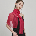 100% puhtast siidist &scaron;ifoonist sall &uuml;hev&auml;rviline punane pikk kaelasall naistele r&auml;tik Bufanda Mujer suvine &otilde;huke ehtsast siidist juuksesall Foulard 180x30cm