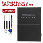 Laetav liitiumaku iPad 6 iPad Air 2 A1566 A1567 A1547 A1893 tahvelarvutile 7340mAh