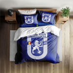 Universitatea Craiova Tekikoti komplekt ilma lakanita King Queen Double Full Twin Single Suurusega Voodipesu komplekt EU Single(135*200cm)3pcs