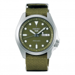 Seiko kell Five Sports Solid Boy Spordistiil SBSA055 Roheline kell Meeste