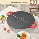 ZISIZ 40CM Eriti suur Maifan kivi elektriline grillpann