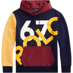 Polo Ralph Lauren Digitaalse Kirjatr&uuml;ki V&auml;rviplokk Kapuutsiga Pikkade Varrukatega Kahepoolne Kudumimustriga Huppar Meeste huppar 710815333-001 S