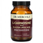 dr. Mercola, l-karnosiin koos r-alfa-lipoehappega, 500 mg, 60 kapslit (250 mg kapsli kohta)