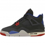 Air Jordan 4 Retro GS Rare Air Must Tulepunane S&uuml;gav Kuninglik Sinine IB4171-003 36