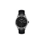 TISSOT Automaatne Mehaaniline Liikumine Meeste Kell Kell 39,3 mm Must Tihvtiketas Roostevabast Terasest Korpus Nahkrihm T006.428.16.058.01 Black Dial