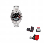 TISSOT Tengzhi Infinity kollektsioon Tengzhi kollektsioon Kvartsliikumine Meeste k&auml;ekellad Kell 43,6 mm Must sihverplaat T013.420.44.202.00 Regular Watch Box
