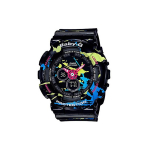 CASIO Naiste BABY-G Must Kell BA-120SPL-1A BA-120SPL-1A Black Dial