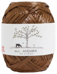 Hamanaka Eco Andaria Keskmine Komplekt 0200 K&auml;sit&ouml;&ouml;, Paksus, V&auml;rv. 15, Pruun, 40g, Ligikaudu. 80m, 5,