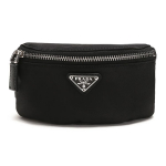 Prada kangast k&auml;epaelaga sidurikott Meeste sidurikott Must 2TT095-D02-F0002 Basic Set (Bag)