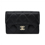 Chanel kuldne pandla tepitud vasikanahast rahakott v&otilde;tmehoidja naiste rahakotid must AP0222-B10583-C3906 Gift Set(Basic Set+Box+Shopping Bag)