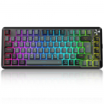 Redragon K681GB-PRO-DE Kolmerežiimiline mehaaniline klaviatuur, RGB Dragon Roar l&uuml;litid, kuumalt vahetatav, 4000 mAh aku, nupuga ja must/hall klahvikorgid hall v&auml;rv/must