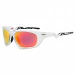 New polarized sun protection nylon polarized sunglasses, fashionable and trendy retro outdoor cycling sports glasses9431 Transparent frame REVO Re
