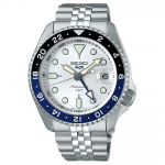 Seiko 5 Seeria 100 M Veekindel Moodne Stiil Automaatne Mehaaniline Liikumine Roostevabast Terasest Rihm Meeste kellad Valge SSK033K1 White Dial