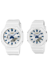 Kella G PRESENTS COLLECTION 2025 Keskkonnas&otilde;bralikust materjalist paariskell Valge [Casio] G-Shock LOVER'S LOV-25A-7AJR
