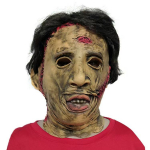Halloweeni &otilde;udne peakate Texas Chainsaw Massacre lateksmask juustega, meeste rekvisiit filmile ja televisioonile