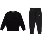 Nike &uuml;hev&auml;rviline kapuutsiga pusa ja soonikuga dressip&uuml;ksid Vabaaja spordikomplekt Meeste spordir&otilde;ivad Must 916609-010+CD3130-010 S