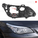 BMW 5. seeria E60 E61 D1S 2004 2005 2006 2007 2008 2009 2010 auto esitulede korpus alus AFS ja ilma afs tagumine korpus 08-10 Low RH