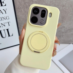 Vedel silikoonist pehme &uuml;mbris Oppo Find X9 ja Find X9 Pro jaoks, magnetiline, beebinahast puudutus, s&otilde;rmej&auml;ljevastane, 360&deg; p&ouml;&ouml;rleva alusega kate Liquid silicone&OPPO Find X9
