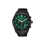 Citizen Eco-Drive Aurora kvartsmeeste k&auml;ekell Roheline CA4455-86X Regular Watch Box,Green Dial Black Strap black