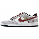 Nike Dunk Nahast Kulumiskindlad Madalad Rula Kingad Unisex Valge Punane HF5441-100(Team1466-QD) 37.5