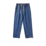 Korea Mood Sirged Vabaaja L&otilde;dvad Denim Cargo P&uuml;ksid Meestele T&auml;navamood Kotid Laiad P&uuml;ksid Suur Suurus S