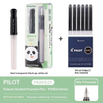 Pilot Kakuno Panda Piiratud Seeria T&auml;itesulepea Naerun&auml;oga Otsik, Ergonoomiline K&auml;epide Lastele ja Algajatele, Ideaalne K&auml;sitsi Kirjutamise Harjutamiseks, Allakirjutamiseks (as the picture,M)