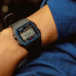 Cio F-91W-1H Unisex Uretaanrihmaga Digitaalkell