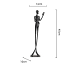 Metallist k&auml;sit&ouml;&ouml; Realistlik inimfiguur skulptuur Akrobaatika Abstraktne kunst Dekoratiivsed figuurid Kodu kaunistamise tarvikud