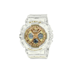 Casio Baby-G Tantsusuvi J&auml;&auml; Tugev Veekindel P&otilde;rutuskindel Spordikell Kvartsmehhanism Vaikriba Naiste kellad kuld BA-130CVG-7APR Random Watch Box,Glacier gold white