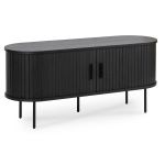 TV-kapp elutuppa, kaheukseline Trish 120 cm, must, moodne