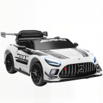 Mercedes Elektriauto, Laste s&otilde;iduauto, 12V Aku, LED-tuled, Muusika funktsioon, Heli, 3-8 Aastat, Valge 115 x 66 x 44 cm valge
