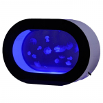 Kompaktne laua-k&otilde;rvetaja kasvatustiik Black Piano/Oval 4L (16-color wireless remote)