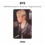 BTS ARIRANG Juurdunud Koreas Versioon. Targeti eksklusiivne ametlik fotokaart Jimin gray