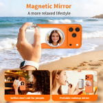 COMITOK MOCA iPhone juhtmevaba selfi v&otilde;imendi, fookuse lukustuse/DSLR-i p&auml;&auml;stikuga, laetav kaugjuhtimispult + valikuline peegel/t&auml;itevalgus