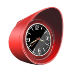 Autokell Helendav Mini Autode Sisek&uuml;ljele Kleebitav Digitaalkell Mehaanilised Kvarts Kellad Auto Kaunistus 40mm 43mm svkjb33 punane