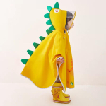 Kapa Dinosaurus Laste Vihmamantel Poiss T&uuml;druk Laps Poiss Lasteaed Kooliriided Algkool Beebi Poncho S sinine